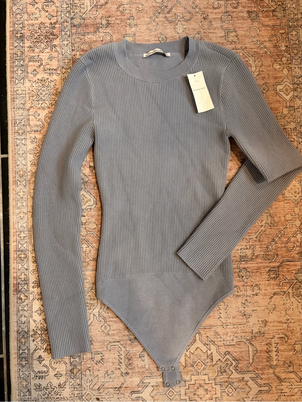 Abercrombie Ottoman Long-Sleeve Bodysuit Sweater